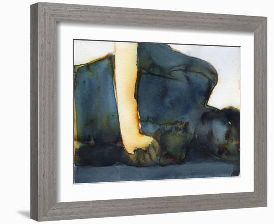 Beyond Edge, 2018 (Watercolour on Arches)-Graham Dean-Framed Giclee Print