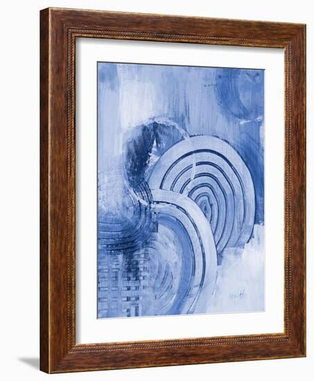 Beyond Indigo Vertical-Lanie Loreth-Framed Art Print