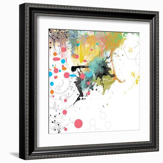 Beyond the Horizon 2-Jan Weiss-Framed Art Print