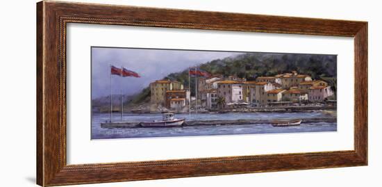 Beyond the Jetty-Malcolm Surridge-Framed Giclee Print