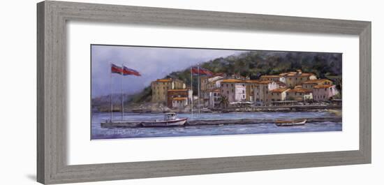 Beyond the Jetty-Malcolm Surridge-Framed Giclee Print