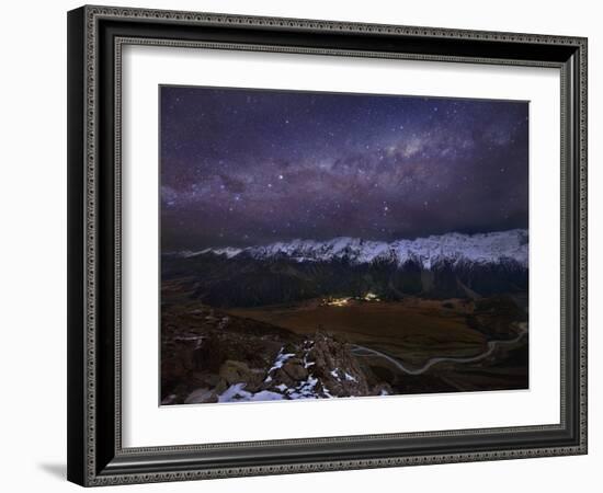 Beyond the Plains: Touching the Sky-Yan Zhang-Framed Photographic Print