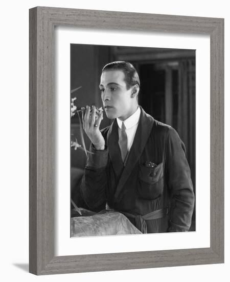 Beyond the Rocks, Rudolph Valentino, 1922-null-Framed Photo