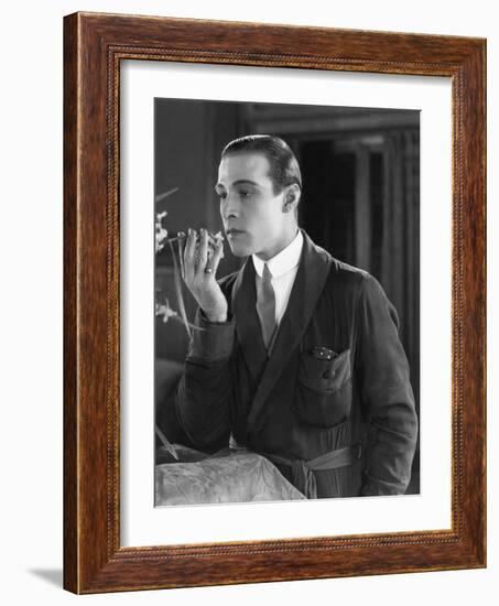 Beyond the Rocks, Rudolph Valentino, 1922-null-Framed Photo