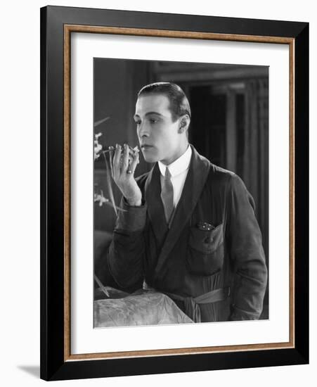 Beyond the Rocks, Rudolph Valentino, 1922-null-Framed Photo