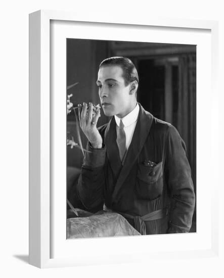 Beyond the Rocks, Rudolph Valentino, 1922-null-Framed Photo