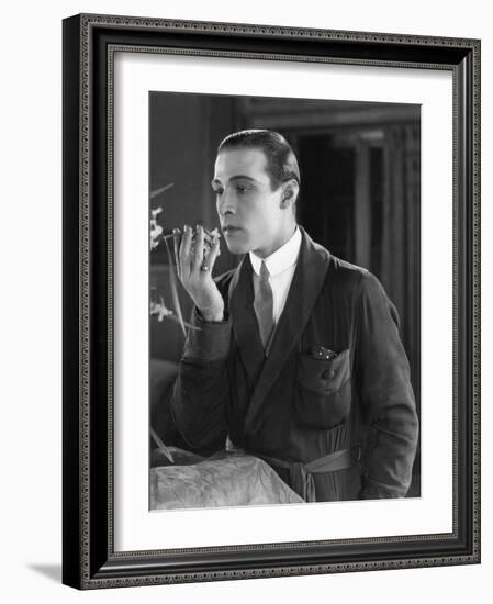 Beyond the Rocks, Rudolph Valentino, 1922-null-Framed Photo