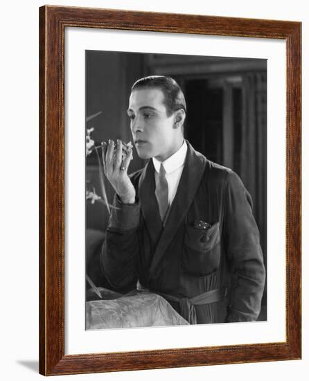 Beyond the Rocks, Rudolph Valentino, 1922-null-Framed Photo