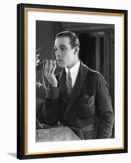 Beyond the Rocks, Rudolph Valentino, 1922-null-Framed Photo