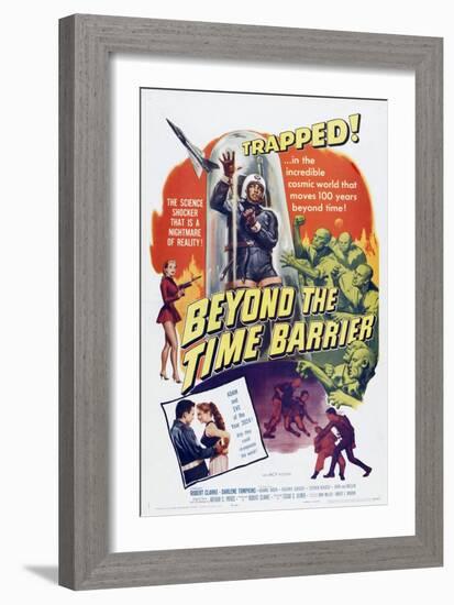 Beyond the Time Barrier-null-Framed Art Print