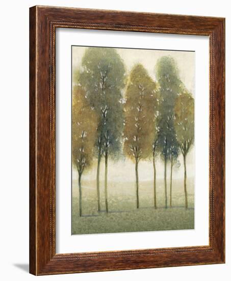 Beyond the Trees II-null-Framed Art Print