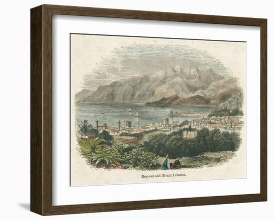 Beyrout and Mount Lebanon-null-Framed Giclee Print