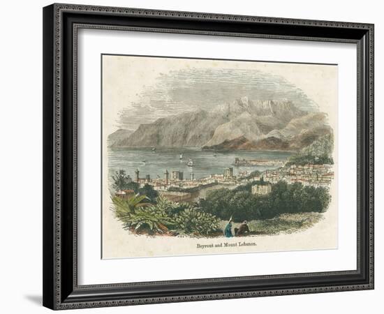 Beyrout and Mount Lebanon-null-Framed Giclee Print