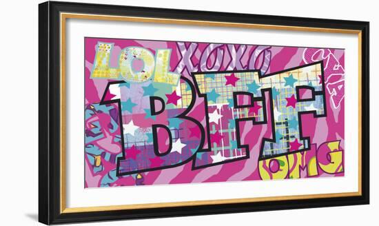 BFF (Best Friends Forever)-Tom Frazier-Framed Art Print