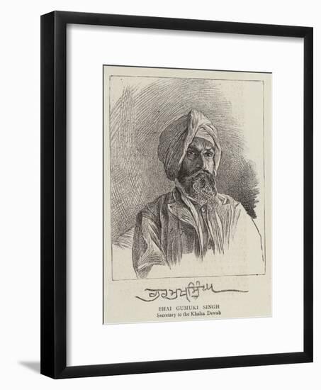 Bhai Gumuki Singh-null-Framed Giclee Print