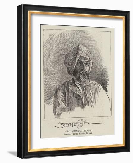 Bhai Gumuki Singh-null-Framed Giclee Print