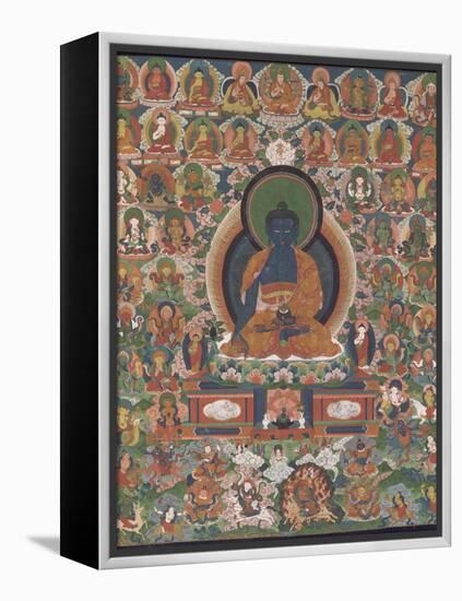 Bhaisajyaguru (Buddha "maître des remèdes")-null-Framed Premier Image Canvas