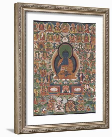 Bhaisajyaguru (Buddha "maître des remèdes")-null-Framed Giclee Print