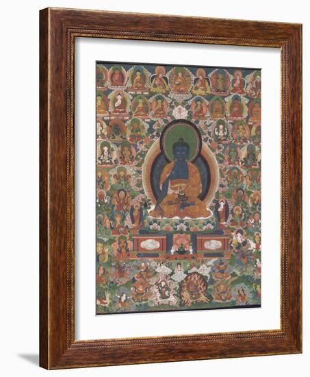 Bhaisajyaguru (Buddha "maître des remèdes")-null-Framed Giclee Print