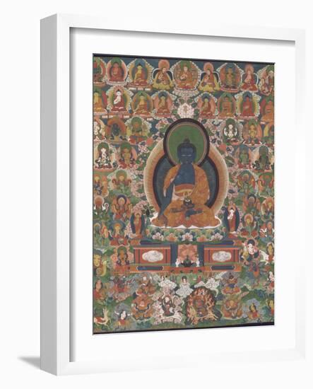 Bhaisajyaguru (Buddha "maître des remèdes")-null-Framed Giclee Print