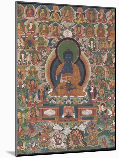 Bhaisajyaguru (Buddha "maître des remèdes")-null-Mounted Giclee Print