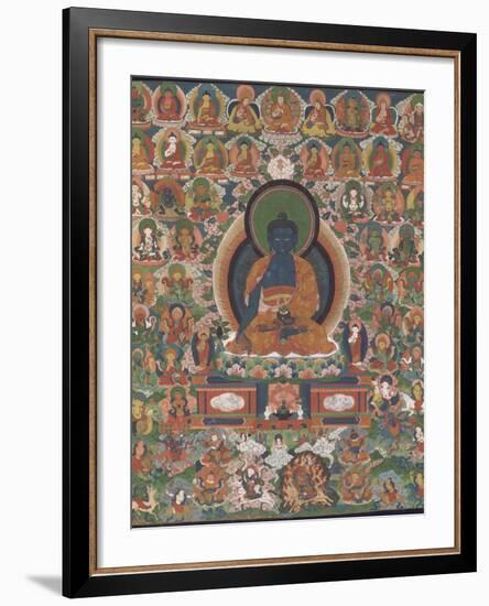 Bhaisajyaguru (Buddha "maître des remèdes")-null-Framed Giclee Print