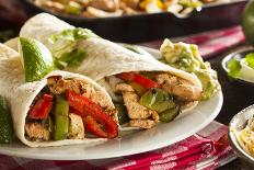 Homemade Chicken Fajitas with Vegetables-bhofack22-Photographic Print