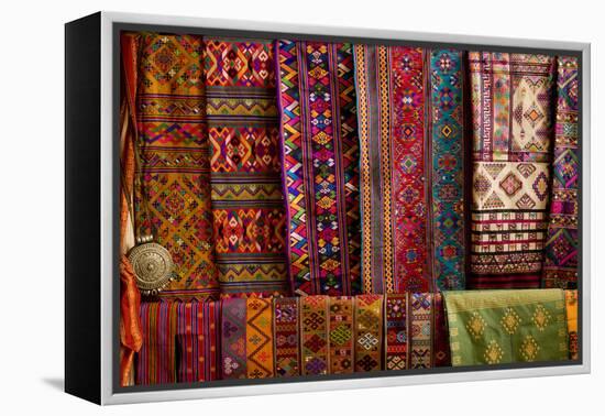 Bhutan Fabrics for Sale, Bhutan-Howie Garber-Framed Premier Image Canvas