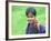 Bhutanese Girl Student in Uniform, Trongsa, Bhutan-Keren Su-Framed Photographic Print