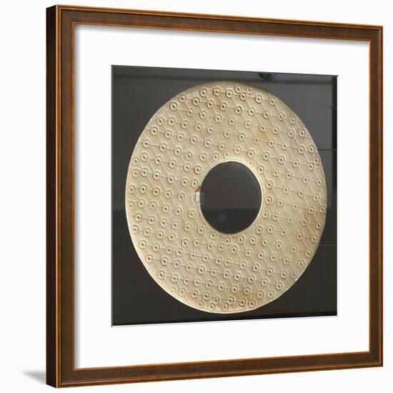 Bi-Type Disc, Symbol of Heaven, China, Qin Dynasty, 3rd Century BC-null-Framed Giclee Print