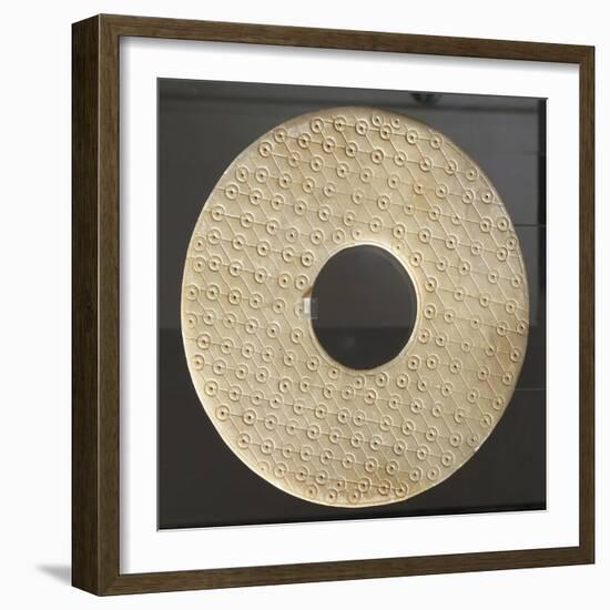 Bi-Type Disc, Symbol of Heaven, China, Qin Dynasty, 3rd Century BC-null-Framed Giclee Print