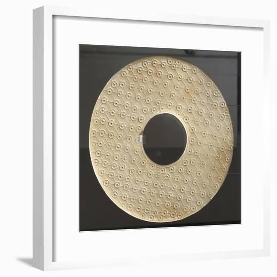 Bi-Type Disc, Symbol of Heaven, China, Qin Dynasty, 3rd Century BC-null-Framed Giclee Print