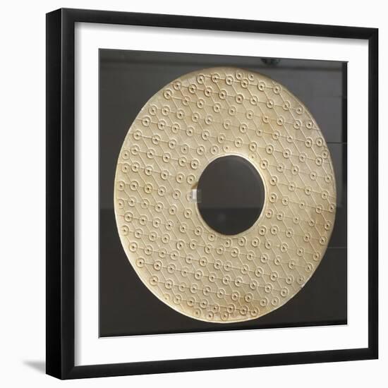 Bi-Type Disc, Symbol of Heaven, China, Qin Dynasty, 3rd Century BC-null-Framed Giclee Print