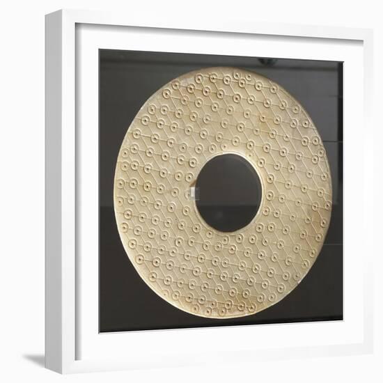 Bi-Type Disc, Symbol of Heaven, China, Qin Dynasty, 3rd Century BC-null-Framed Giclee Print