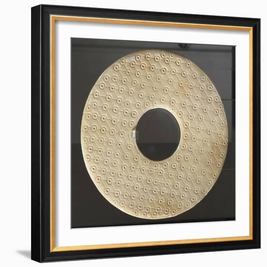 Bi-Type Disc, Symbol of Heaven, China, Qin Dynasty, 3rd Century BC-null-Framed Giclee Print