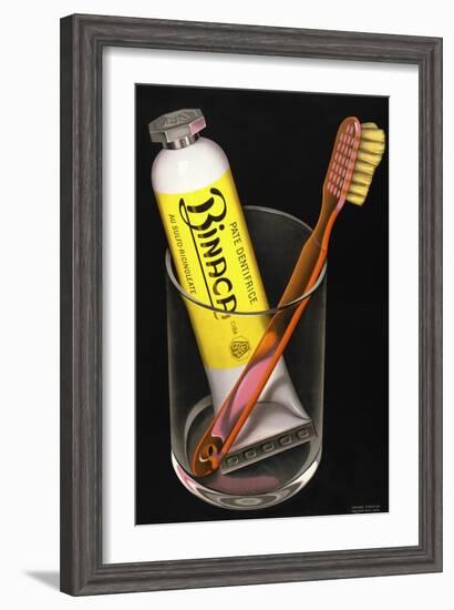 Bianca Toothpaste-null-Framed Giclee Print