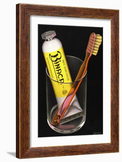 Bianca Toothpaste-null-Framed Giclee Print