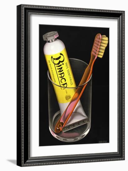 Bianca Toothpaste-null-Framed Giclee Print