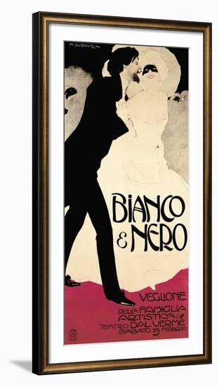 Bianco and Nero-Marcello Dudovich-Framed Art Print