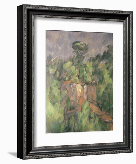 Bibemus Quarry, 1898-1900-Paul Cézanne-Framed Giclee Print