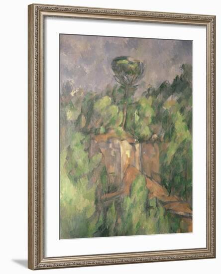 Bibemus Quarry, 1898-1900-Paul Cézanne-Framed Giclee Print