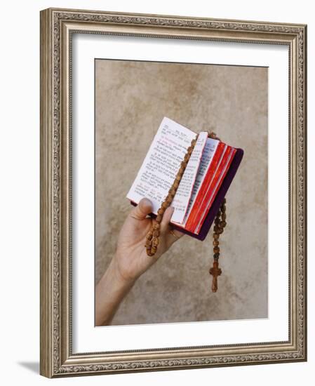 Bible and Rosary-Godong-Framed Photographic Print