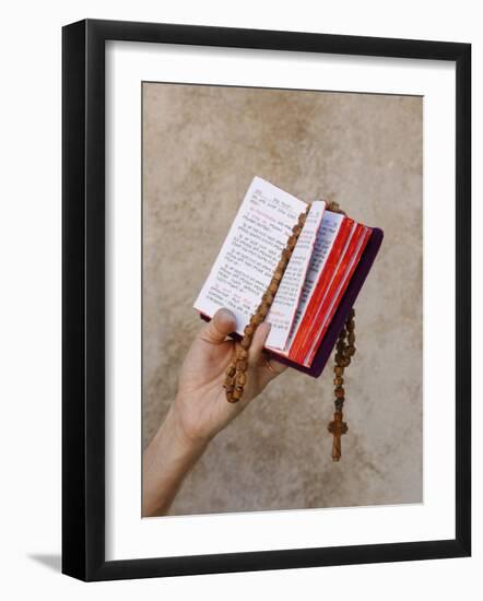 Bible and Rosary-Godong-Framed Photographic Print