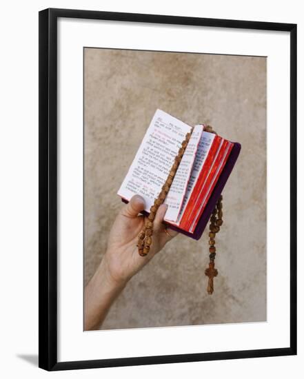 Bible and Rosary-Godong-Framed Photographic Print