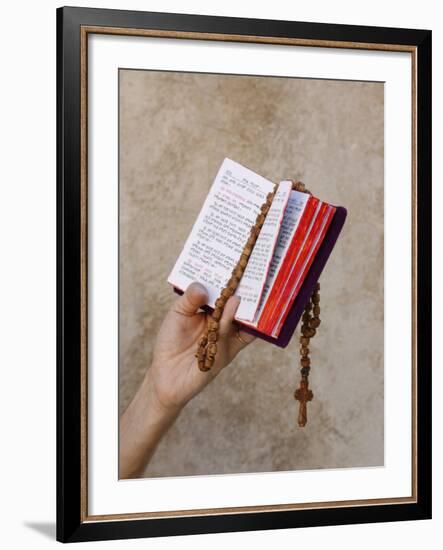 Bible and Rosary-Godong-Framed Photographic Print