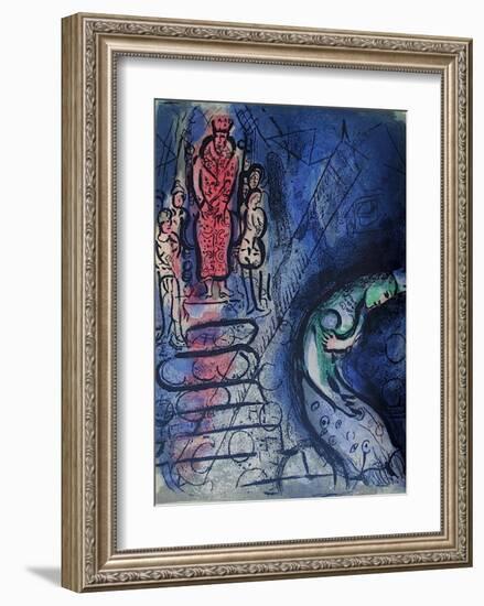 Bible: Assuérus Chasse Vasthi-Marc Chagall-Framed Premium Edition