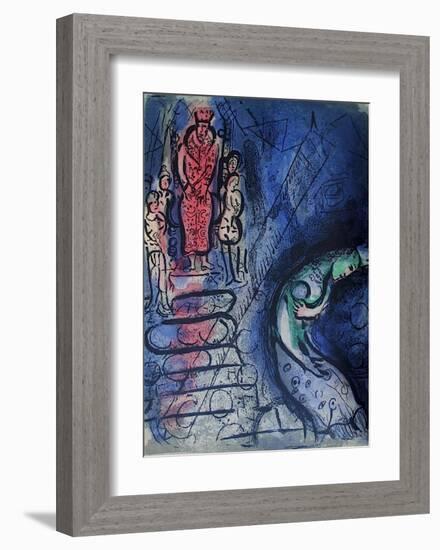 Bible: Assuérus Chasse Vasthi-Marc Chagall-Framed Premium Edition