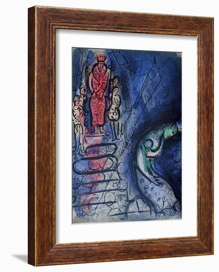 Bible: Assuérus Chasse Vasthi-Marc Chagall-Framed Premium Edition