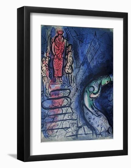 Bible: Assuérus Chasse Vasthi-Marc Chagall-Framed Premium Edition