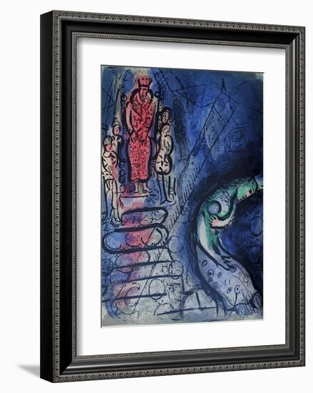 Bible: Assuérus Chasse Vasthi-Marc Chagall-Framed Premium Edition